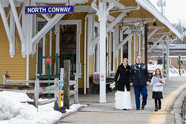 Winter Elopement in North Conway